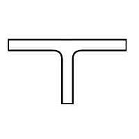 Bọc khớp nối chuyển tiếp, khớp nối chuyển tiếp dẹt hình chữ T, 2 chân dẹt loại T Raychem - TE Connectivity 301A511-51-0