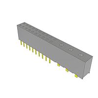 Samtec HPFC-110-01-L-D-03 シグナル/パワーコンボソケット .100" シグナル/パワーコンボソケットストリップ