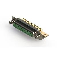 Đầu nối D-Sub - Đầu nối D-Sub góc phải mật độ tiêu chuẩn EDAC 630-M25-340-GN6