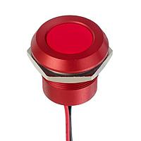 APEM Q22Y5ARXXSR12E Indicators Supr Bright RED LED 12VDC 22mm Anodized