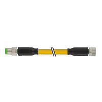 Murrelektronik 7000-88001-0300300 Sensor Cables / Actuator Cables M8 male 0 / M8 female 0, PUR 3x0.25 ye UL/CSA+drag chain 3m
