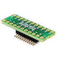 Đế cắm DIP DIP-22 (rộng 0.3", bước chân 0.1") sang SOIC-22 Narrow (bước chân 1.27mm, thân 150/200 mil) Bộ chuyển đổi Chip Quik DIP300-SOIC-22N