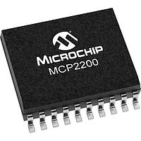 Microchip Technology MCP2200T-I/SO Bridge, USB to UART USB-to-UART Protocol Converter w/ GPIO