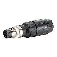 Đầu nối MOSA M8 đực 0 có thể đấu dây tại chỗ (IDC), 4 chân, 0,25-0,5mm Murrelektronik 7000-08345-0000000