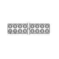 Mill-Max 415-47-208-41-004000 Interconnect Socket Strip Super Low Profile Sip Socket
