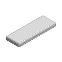 Masach Tech MS453-10C-NS EMI/RFI Shield Cover, Two-Piece 45.9 x 16.8 x 2.9mm Two-piece Drawn-Seamless RF Shield/EMI Shield COVER (Nickel-Silver)