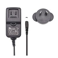 Phích cắm có thể thay thế 12V/2A, Jack DC 2.1mm, Màu đen, Phích cắm AU EDATEC ED-PSU1202-AU