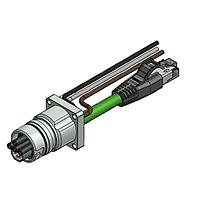 Cáp Ethernet / Cáp Mạng ENP-17-1-FSPBU3PEDST4-V5-45S-RS8.33-0,5/0,5/G6/150/034 Amphenol CONEC 57-03062