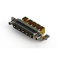 EDAC 630-5W5-640-7TD Mixed Contact D-Sub Connectors Right-angle Power Combo D-Sub Connector