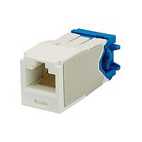 Panduit CJR6X88TGAW Wire Ducting & Raceways Mini-Com Module, Cat 6A, UTP, 8 pos 8 wi