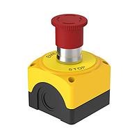 Công Tắc Dừng Khẩn Cấp 22 mm Bộ Nút Dừng Khẩn Cấp Kim Loại; Bộ Bao Gồm: Bộ Kích Hoạt 40 mm Trên Trục Kim Loại; Bộ Chuyển Đổi Lắp Đặt Kim Loại, 1 Tiếp Điểm NC & 1 Tiếp Điểm NO; Vỏ Nhựa 70 mm x 70 mm x 56 mm, Chữ Hiệu Dừng Khẩn Cấp Banner Engineering SSA-EBM-11E