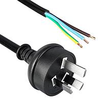 Qualtek Electronics 373008-01 レセプタクルなし電源コード INTL 1.8m 3X1.0 10A AS3112/オーストラリア