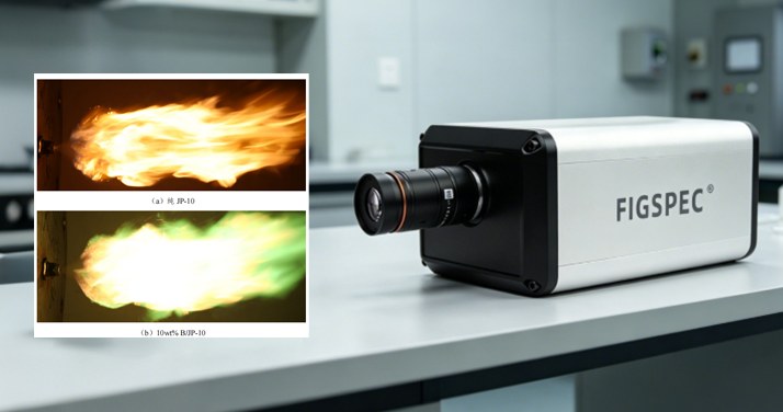 Hyperspectral imaging setup for B/JP-10 nanofluid flame analysis