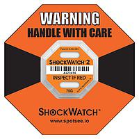 SpotSee 51000K ShockWatch 2 ShockWatch 2 - 75G - Serialized, includes framing label