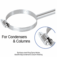 SciLab SL.Cla7203 Clamp, STS, Band-type, Grip capa. Φ150~178mm, Stem-Φ13×450mm