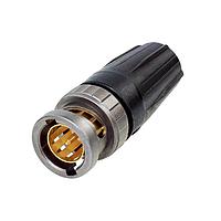 Đầu nối Ø ngoài 4-8mm mạ antraloy 75 Ohm UHD NEUTRIK NBNC75BLP9X