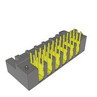 Đầu Nối Nguồn DC .150" PowerStrip(TM)/20 A Dải Ổ Cắm Nguồn Lưỡi Dao Đôi Samtec UPS-06-01-02-L-RA