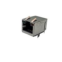 Modular RJ45 1X1, TAB LÊN, CAT 5E, CÓ ĐÈN LED Adam Tech MTJ-88TUX1-FS2-PG2T-L5-C5E-HT