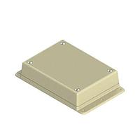 Giá treo tường 4.38 x 3.25 x 1.10 có rãnh cho nhãn ALMND Serpac WM031RI,AL