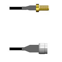 Amphenol Custom Cable Q-2V02I0003084i RF Cable Assemblies SMA-SJ/N-SP G174 84I