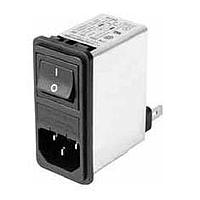 Schaffner FN281-1-06 Inlets 1A 250VAC -1FUSE VERTICAL SCREW MOUNT