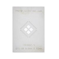 Bộ Đế Cắm & Bộ Chuyển Đổi Khuôn In Thép Không Gỉ QFN-48 Chip Quik IPC0097-S