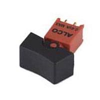 Công tắc gập V-Bracket Bạc SP Bật-Không-Bật RS Alcoswitch - TE Connectivity RMS1R102VS2QES