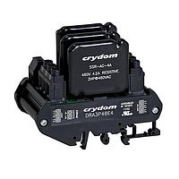 Khởi Động Từ Ba Pha SSR Contactor, 3 Pha, Gắn Ray DIN, 480VAC/2A, 5VDC Vào, Tức Thì, 2P Sensata Technologies - Crydom DRA3P48D2R2