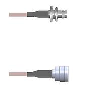 Amphenol Custom Cable Q-0A056000H048i RF Cable Assemblies BNC-SJB/TNC-SP G142 48I