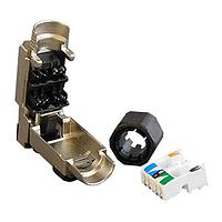 Stewart Connector SS-39300-002 필드 Cat6a RJ45 펀치 다운 플러그