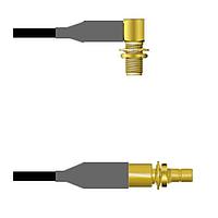 Amphenol Custom Cable Q-2R03Q0008144i RFケーブルアセンブリ SMA-RJB/SMB-SJB RG58 144I