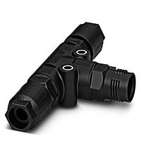 PHOENIX CONTACT 1414707 Circular Metric Connectors QPD T 3PE1,5 2X4-9 BK