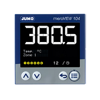 Jumo meroVIEW 104 带PLC功能的多功能数字指示器 (TC: -270 ~ +2500 °C, RTD: -200 ~ +850 °C, 96 x 96 mm)