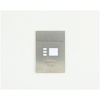 Chip Quik PA0183-S Sockets & Adapters TO-252 Stainless Steel Stencil