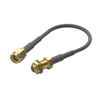 Wurth Elektronik 65504010330501 RF Cable Assemblies WR-CXASY RPSMA St Pl RPSMA Bulkhead Jack