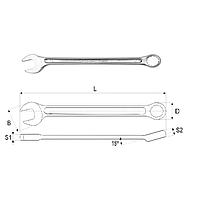 Yato YT-5025 Combination spanner 32mm