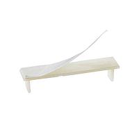 Essentra Components FCRC-21B-6 Clip, Flat Clamp,Flat/Rnd,Natural,2.55 in Max Wd