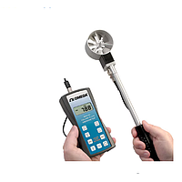 OMEGA HHF142B-USB Rotating Metal Vane Anemometer Kit w/ Volume Flow (2.75" Probe, USB, 50~7,800 FPM)