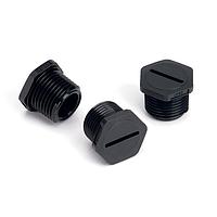 Heyco 3548B Threaded Plug 1 NPT BLACK THREADED PLUG