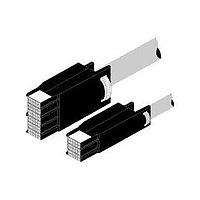 Đầu nối cáp Metral tốc độ cao / mô-đun, đầu nối bảng mạch sau, bộ đầu nối cáp chống nhiễu 2x5, 5 hàng Amphenol FCI 72377-2011LF