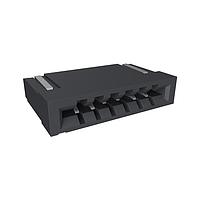 Amphenol FCI HFW6R-1STE1H1LF Headers 1.00mm Flex Connector, HFW-R series, 6 Position, Bottom Side Contact, Side Entry Surface Mount Non-ZIF Connector, Tin plated, Lead Free, Halogen-Free.