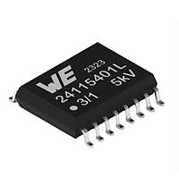 Bộ cách ly kỹ thuật số WPME-CDIP 4 kênh 3/1 5kV đầu ra thấp SOIC-16WB Wurth Elektronik 18024115401L