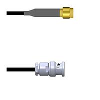 Amphenol Custom Cable Q-6800J0003084i RF Cable Assemblies SMA-SP/BNC-SP G174 84I
