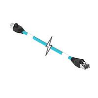 Molex 1201080448 Cat 5e ENET MMJ RJ45/RJ45  80M BLUE TPE