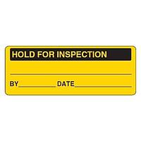 Q-Cee's - TE Connectivity QLL407 Labels and Signs HOLD FOR INSPECTION Sold by Pack of 1000