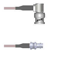 Amphenol Custom Cable Q-0H00R000S060i RF Cable Assemblies BNC-RP/HDBNC-SJB G179 60I