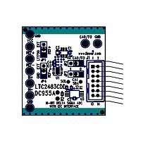 Analog Devices DC955A ADC LTC2483  16-bit Delta-Sigma ADC demo boa