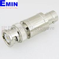 Fairview SA03B-06 6 dB Fixed Attenuator BNC Male To BNC Female Up To 3 GHz Rated To 2 Watts With Brass Nickel Body