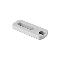 HellermannTyton CTAP110M4 Cable Tie Mounts Cable Tie Anchor Mount, 0.20 x.75" Hole Dia, 0.20" Max Tie Width, PA66, White, 1000/pkg