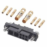 Harwin M80-4C10605F1-02-325-00-000 Power to the Board FEMALE CRIMP/SCREW 2 POWER+6 SIGNAL